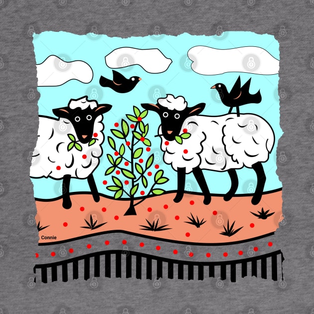 Funny Sheep by Designs by Connie